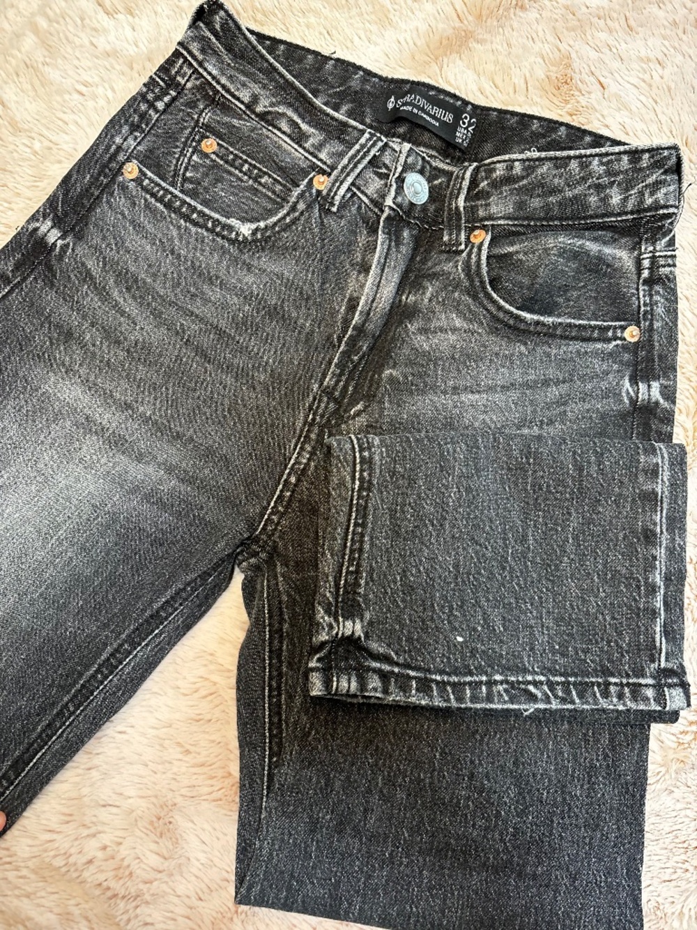 Light wash jeans